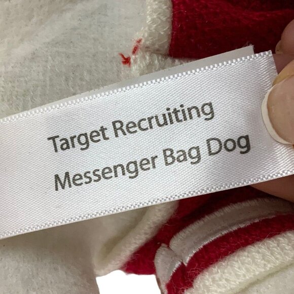 Target Bullseye Dog Plush Mascot with Messenger Bag 2018 Careers - Picture 8 of 9